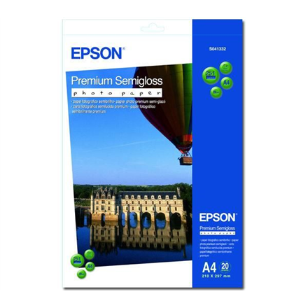 Office supplies EPSON Premium Semigloss Photo Paper, DIN A4, 251g/m², 20 Sheets A4