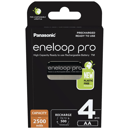 Panasonic Eneloop Pro AA 2500mAh 4 szt