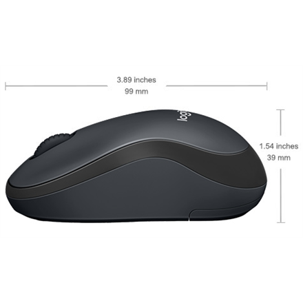 Computer mouse Logitech LOGI M220 Silent Black - 2.4GHZ - Image 4