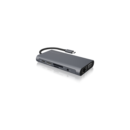 Wireless headphones Raidsonic Icy Box IB-DK4040-CPD USB Type-C DockingStation with two video interfaces - Image 2