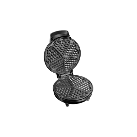 Toster Tristar Waffle maker WF-1160 Black, 700 W, Heart, Number of waffles 5 - Image 2