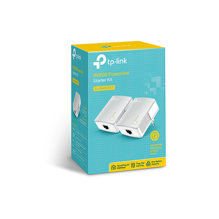 TP-LINK TL-PA4010KIT AV600 Powerline Starter Kit, Qualcomm, 1 Fast Port,600Mbps Powerline