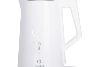 Teapot Adler  Kettle AD 1345w	 Electric, 2200 W, 1.7 L, Stainless steel, 360° rotational base, White
