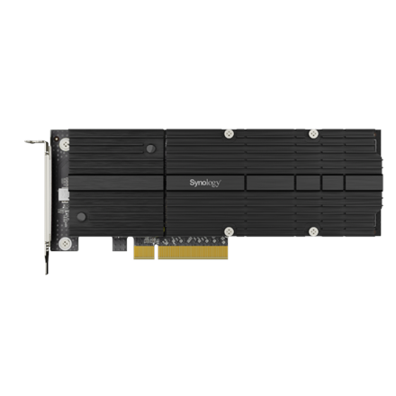 Converter Synology M2D20 Dual-slot M.2 NCMe PCIe SSD adapter card for cashe acceleration GT/s, PCIe 3.0 x8