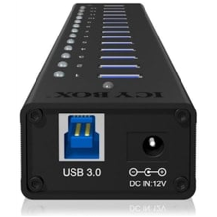 ICY BOX IB-AC6113 13x Port USB 3.0 Hub - Image 3