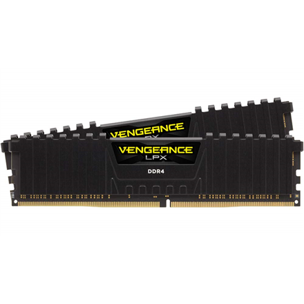 Corsair 32GB (2 x 16 GB) DDR4 2666MHz CL16 Vengeance LPX Black