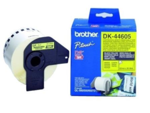 BROTHER DK44605 YELLOW REM. PAP TAPE 62M