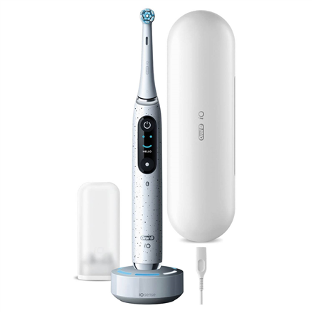 ORAL-B iO Series 10 Stardust White Electric toothbrush + iO Sense charger White