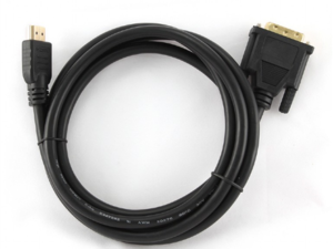 Kabel HDMI-DVI 1.8M (pozłacane końcówki)