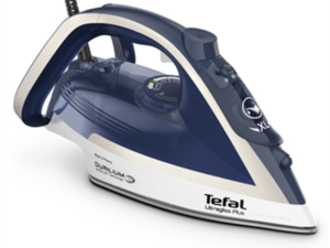 TEFAL Ultragliss Plus tvaika gludeklis, 2800W, zila/balta