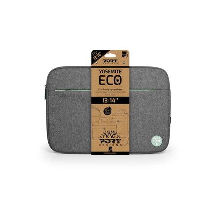 PORT Designs 13-14"" Yosemite ECO Laptop Sleeve - Grey - Image 5