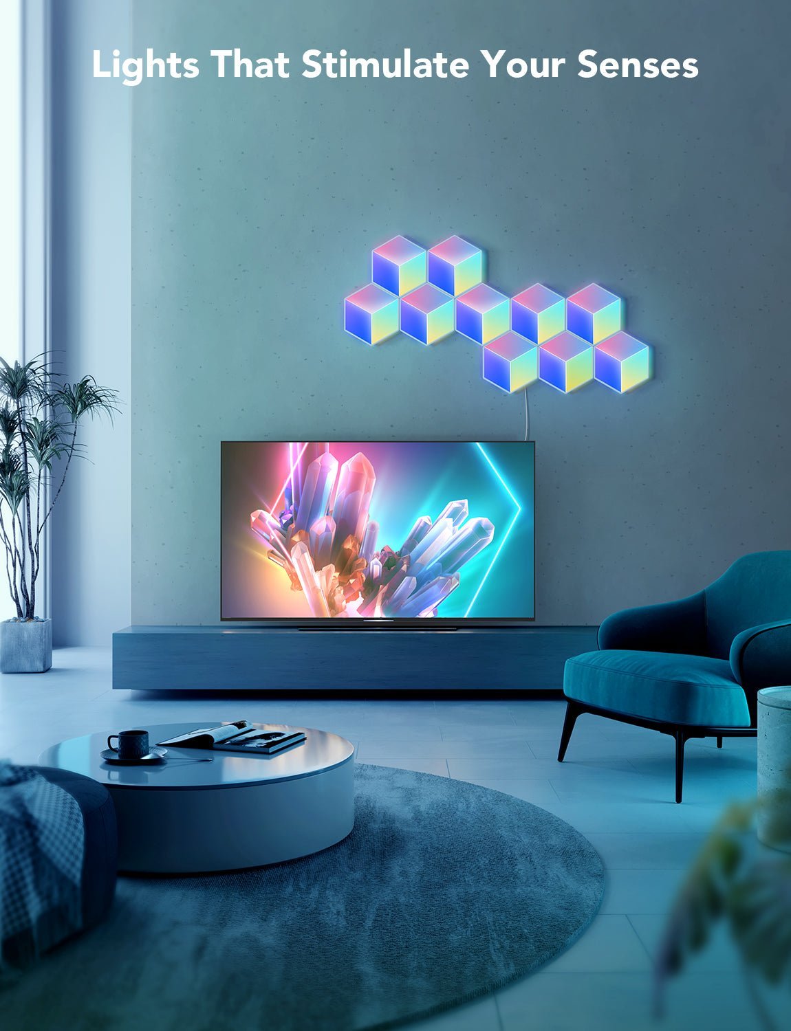 Govee B6066 Hexa Pro RGBIC LED Smart Panel Bluetooth / Wi-Fi / 10pcs - Image 2