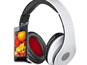 Stereo słuchawki z mikrofonem 4pin mini jack AUDIOFEEL2 WHITE