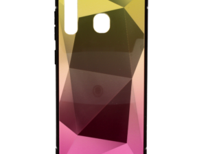 Mocco Stone Ombre Back Case Silicone Case With gradient Color For Apple iPhone X / XS Yellow - Pink