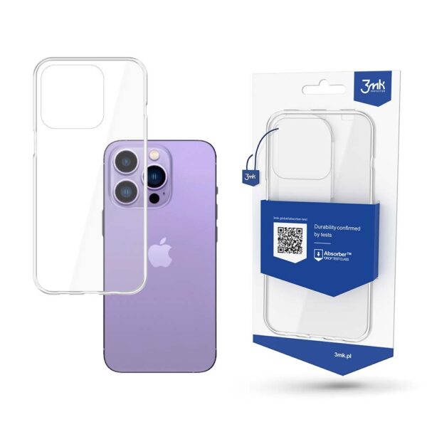 Mobiili tagakaas 3MK iPhone 14 Pro Max, läbipaistev