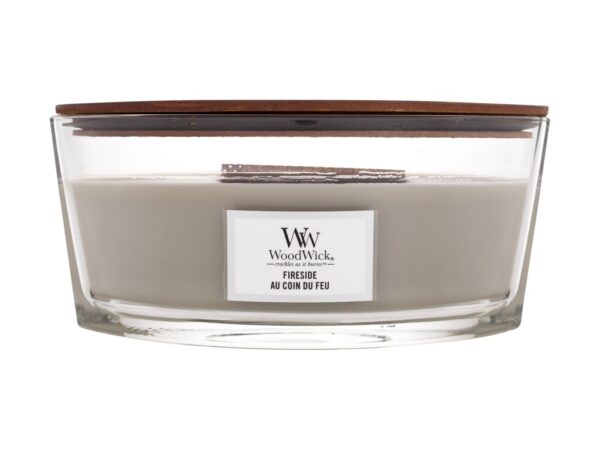 WoodWick Fireside scented candle with wooden wick 453,6 g