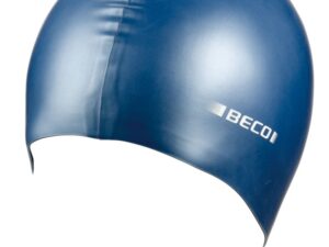 Silicone swimming cap METALLIC 7397 6 blue for adult
