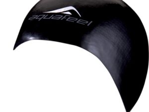 Swimming cap silicone AQUAFEEL BULLITT 3046 black for adult