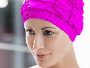 FASHY  shower cap with plastic lining 3620 44 pink