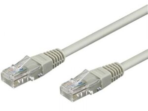 PremiumCord Patch kabel UTP RJ45-RJ45 CAT6 5m šedá