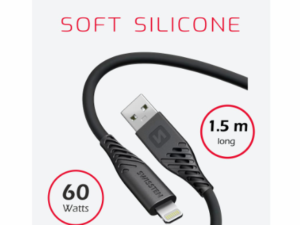 Swissten Soft Silicone Data Cable USB / Lightning 1.5m / 60w