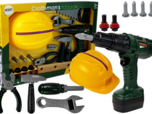 Tool Set Battery Drill Hammer Helmet