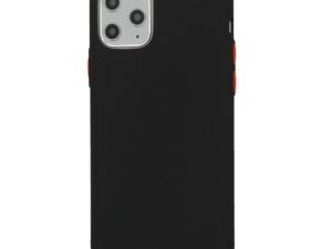 Mocco Soft Cream Silicone Back Case for Apple iPhone 12 Pro Max Black