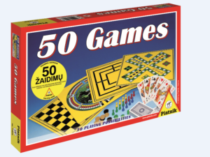 PIATNIK Board game set 50 Games (In Lithuanian lang.)