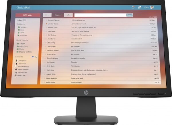HP P22v G4 computer monitor 54.6 cm (21.5") 1920 x 1080 pixels Full HD Black - Image 2