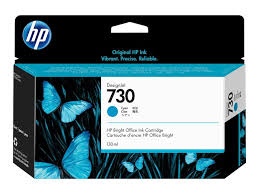 HP 730 130 ml Cyan Ink Cartridge T1600/T1700/T2600