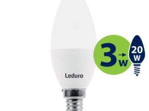 LEDURO LED spuldze CL E14 3W