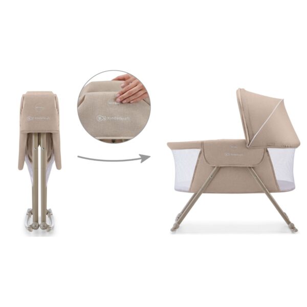 KINDERKRAFT cot LOVI, beige, KKLLOVIBEG0000 - Image 3