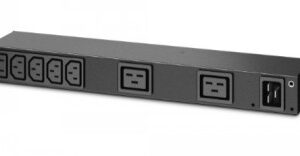 APC Basic Rack PDU AP6120A - Kraftdistributionsenhet (kan monteras i rack) - AC 100-240 V - ing�ng: IEC 60320 C20 - utg�ngskontakter: 9 (power IEC 60320 C13, IEC 60320 C19) - f�r P/N: SMTL1000RMI2UC, SMX1000C, SMX1500RM2UC, SMX1500RM2UCNC, SMX750C, SMX750