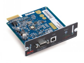 APC Legacy Communications SmartSlot Card - Adapter f�r administration p� distans - SmartSlot - USB, seriell - svart - f�r Smart-UPS 1000, 2200, 3000, Smart-UPS RT 3000, 5000, Smart-UPS X 1000, 1500, 2000, 3000