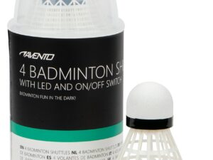 Badminton shuttles in tube AVENTO 46SG LED 4 pcs