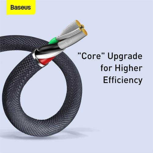 CABLU alimentare si date Baseus Crystal Shine, Fast Charging Data Cable pt. smartphone, USB la Lightning Iphone 2.4A, 1.2m, negru "CAJY000001" (timbru verde 0.18 lei) - 6932172602680 - Image 13