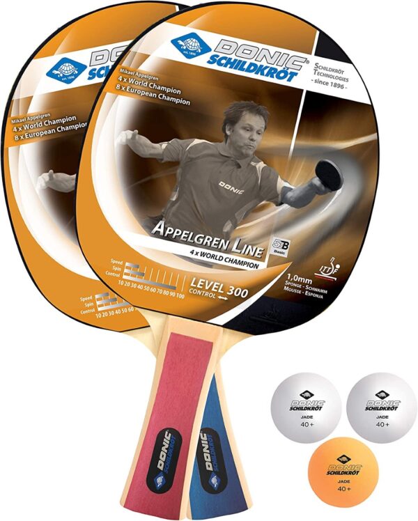 Table tennis bat DONIC Appelgren 300 Set ITTF approved - Image 2
