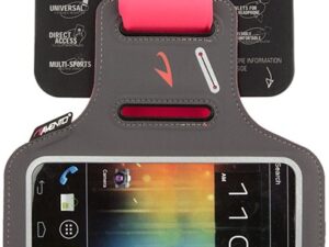 Mobile phone case AVENTO 21PO Grey/Fluorescent pink/Silver