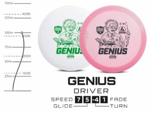 Discgolf DISCMANIA Fairway Driver GENIUS Active Premium Yellow 7/5/-4/1