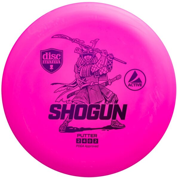 Discgolf DISCMANIA Putter SHOGUN Active Pink 2/4/0/2 - Image 2