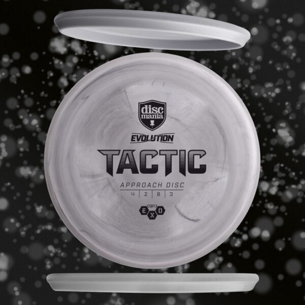 Discgolf DISCMANIA Midrange driver SOFT EXO TACTIC Evolution Grey 4/2/0/3 - Image 2