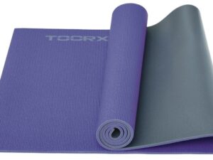 Yoga mat Toorx MAT177 PVC 173x60x0,6 PVC Purple/ Grey