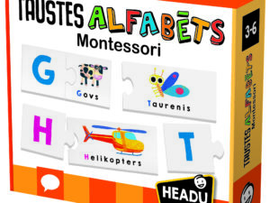 HEADU Montessori Touch Abc (In Latvian lang.)