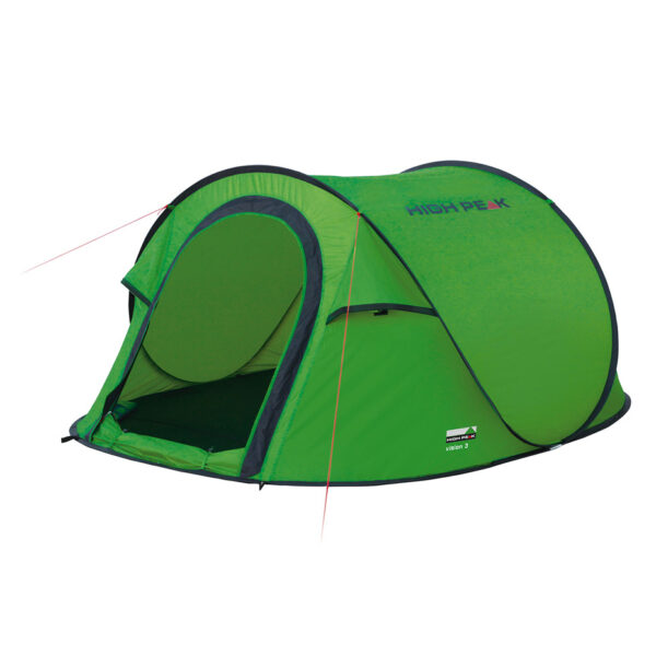 High Peak Vision 3 Green Tunnel tent