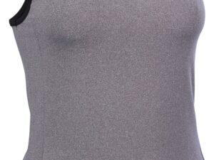 T-shirt for women AVENTO 33HK GMZ 42 Grey melange/Black