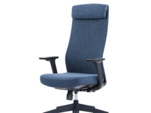 Up Up Ankara ergonomic office chair Black, Blue fabric
