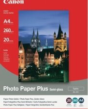 Canon Photo Paper Plus SG-201 - Halvblank - A4 (210 x 297 mm) - 260 g/m� - 20 ark fotopapper - f�r PIXMA iP3680, MG8250, MP198, MP228, MP245, MP258, MP476, PRO-1, PRO-10, 100, TS7450, S450