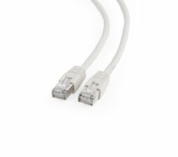 Patch cord ekranowany FTP kat.6 osłonka zal. 10M  szary