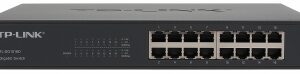 TP-LINK TL-SG1016D 16-Port Gigabit Switch, 16 Gigabit RJ45 Ports, 1U 13-inch Rack-mountable Steel Case