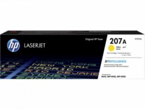 HP 207A Yellow Laser Toner Cartridge, 1250 pages, for HP Color LaserJet Pro M255, M282, M283